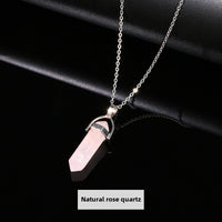 Zen Healing Natural Crystal Agate Heart Charm Bracelet & Necklace Set