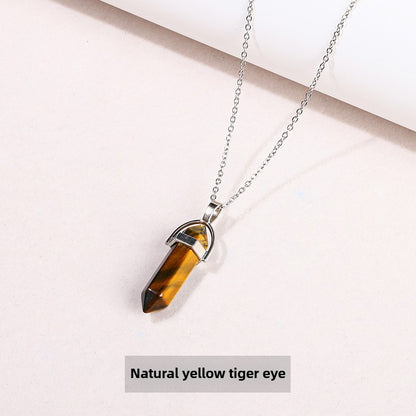 Zen Healing Natural Crystal Agate Heart Charm Bracelet & Necklace Set