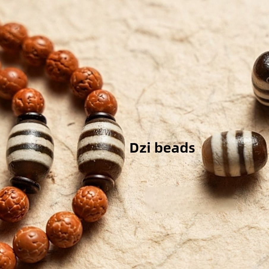 Zen Healing Tibetan 108 Beads Vajra Bodhi Scripture Knot Nine Palaces Eight Diagrams Wealth Bracelet