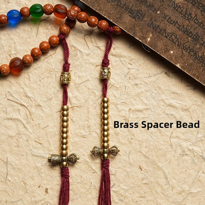 Zen Healing Tibetan 108 Beads Vajra Bodhi Scripture Knot Nine Palaces Eight Diagrams Wealth Bracelet