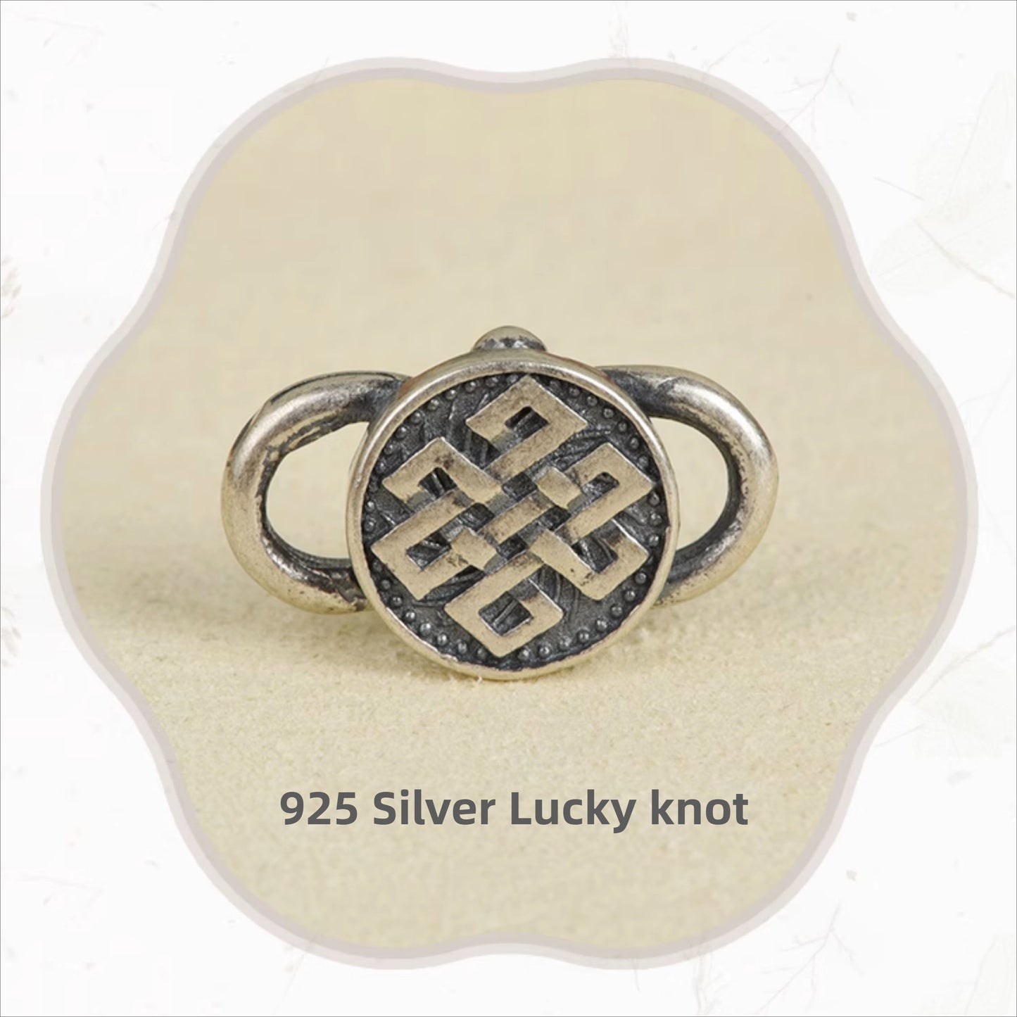 Zen Healing Tibetan 925 Sterling Silver Lucky Knot Braided Bracelet