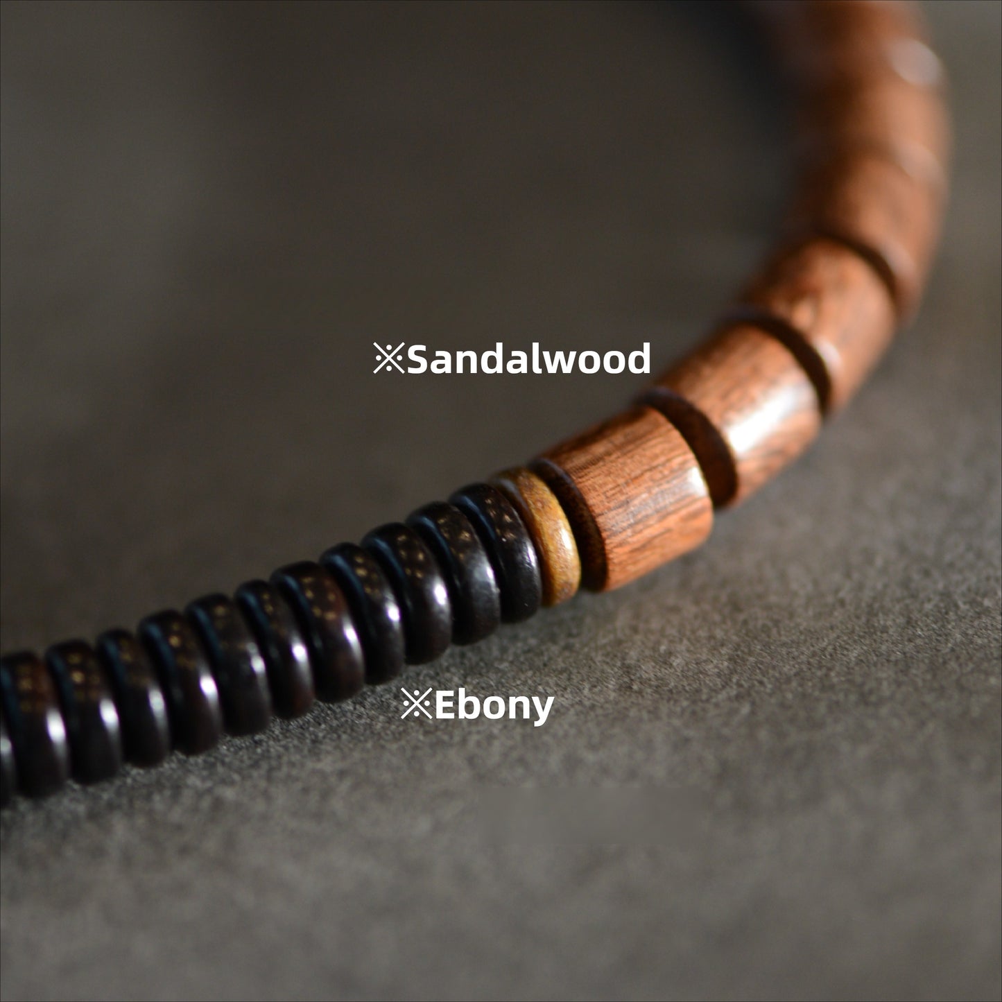 Zen Healing Tibetan Ebony Sandalwood Agate Nine-Eye Dzi Bead Protection Double Wrap Bracelet