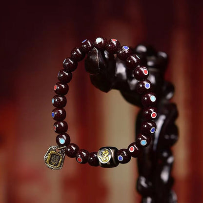 Zen Healing Tibetan Star-Moon Bodhi Dzi Bead Agate Turquoise Powerful Bracelet