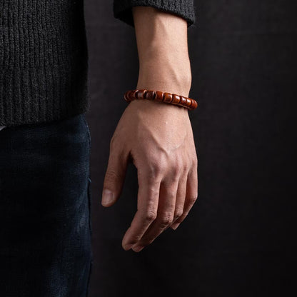 Zen Healing Tibetan Yak Bone Protection Mala Bracelet