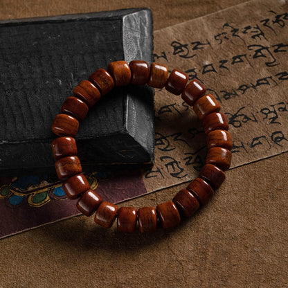 Zen Healing Tibetan Yak Bone Protection Mala Bracelet