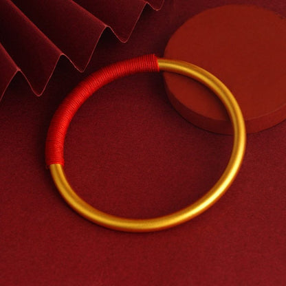 Zen Healing Vintage Copper Brass Protection Bracelet Bangle