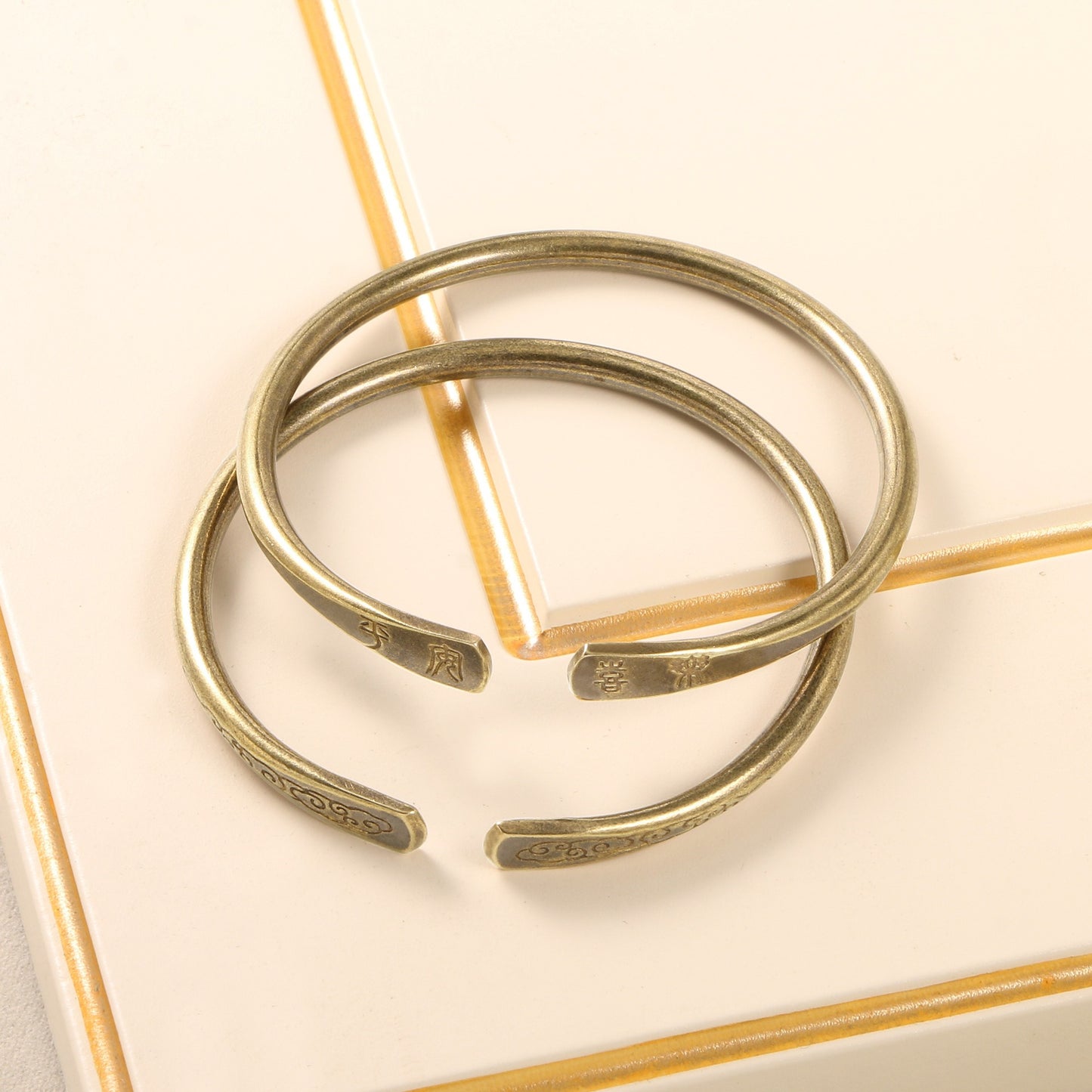 Zen Healing Vintage Copper Healing Luck Adjustable Cuff Bracelet