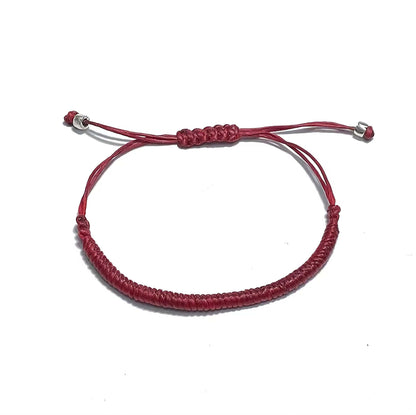 Ancient Method Woven Red Thread Bracelet - A Buddhist Amulet - 我的商店