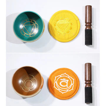 Nepal colorful singing bowl Buddha sound copper bowl handmade yoga meditation