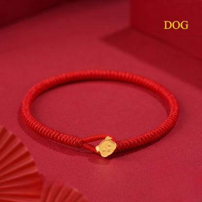 Zen Healing 925 Silver 2025 Chinese Zodiac Red String Bracelet