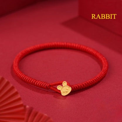 Zen Healing 925 Silver 2025 Chinese Zodiac Red String Bracelet