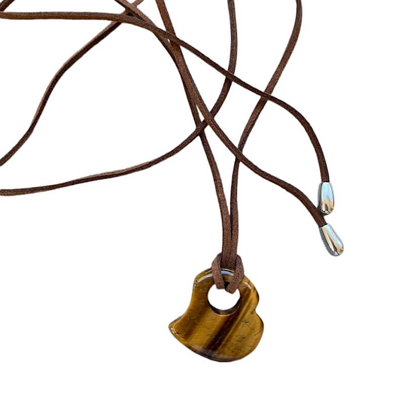 tiger eye stone love necklace- love and power